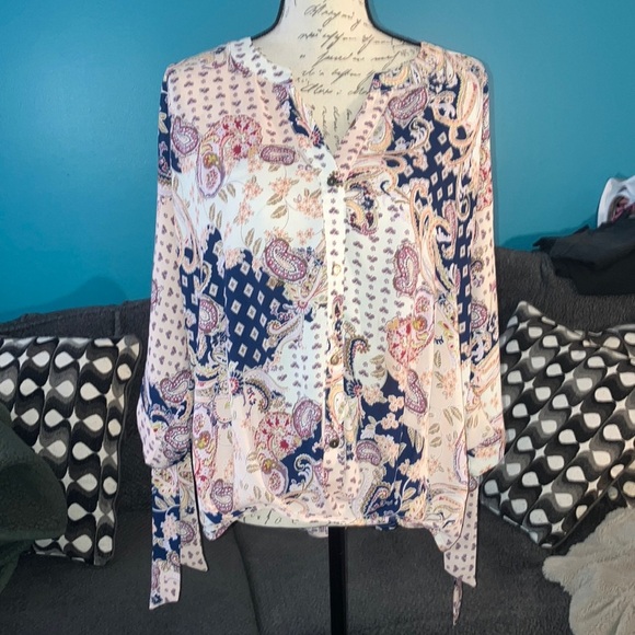 🎉4 for $20 Daytrip Oversized Blouse, Small - Picture 1 of 8